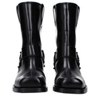 Valentino Garavani Black Leather Ankle Boots Valentino Garavani