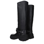 Burberry Black Leather Boots