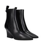 Valentino Garavani Black Leather Ankle Boots Valentino Garavani