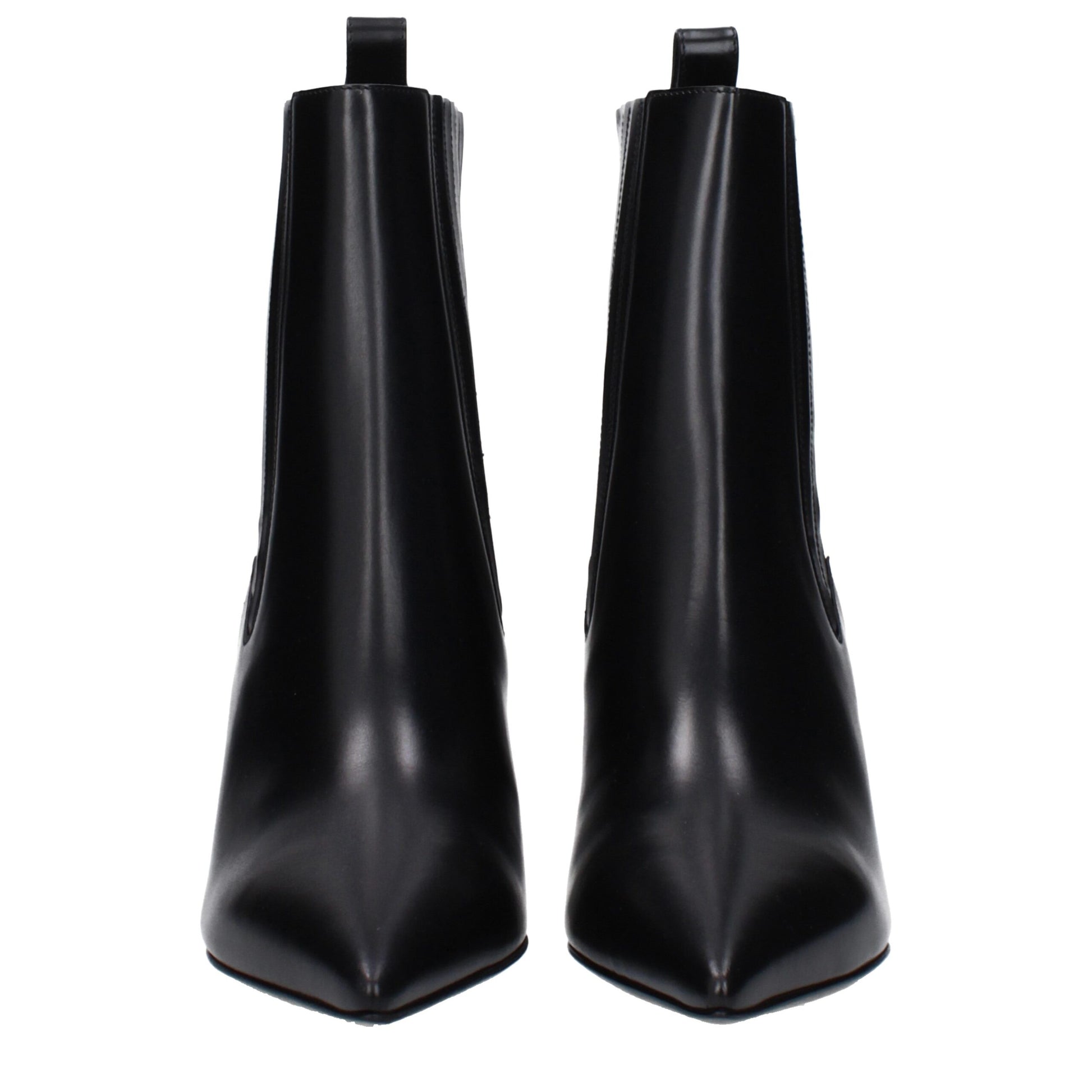 Valentino Garavani Black Leather Ankle Boots Valentino Garavani