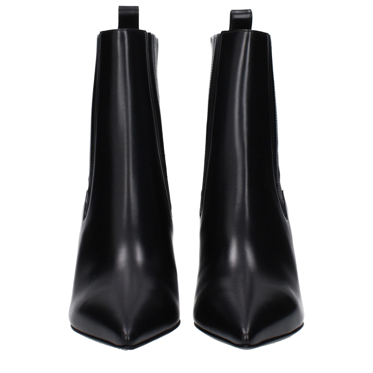 Valentino Garavani Black Leather Ankle Boots Valentino Garavani