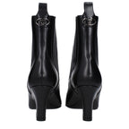 Valentino Garavani Black Leather Ankle Boots Valentino Garavani