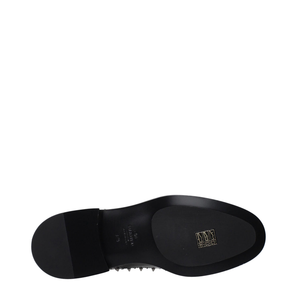 Valentino Garavani Black Leather Oxfords And Derbies Valentino Garavani