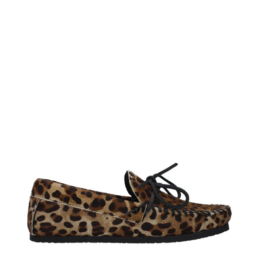 Isabel Marant Brown Horsehair Slip-On Loafers Isabel Marant