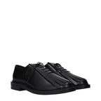 Max Mara Black Leather Oxfords And Derbies Max Mara