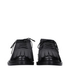 Max Mara Black Leather Oxfords And Derbies Max Mara
