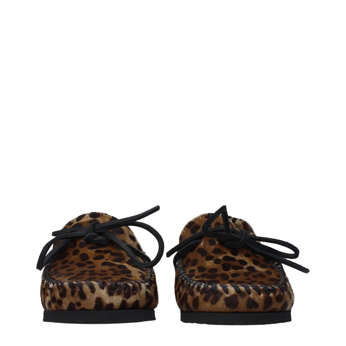 Isabel Marant Brown Horsehair Slip-On Loafers Isabel Marant