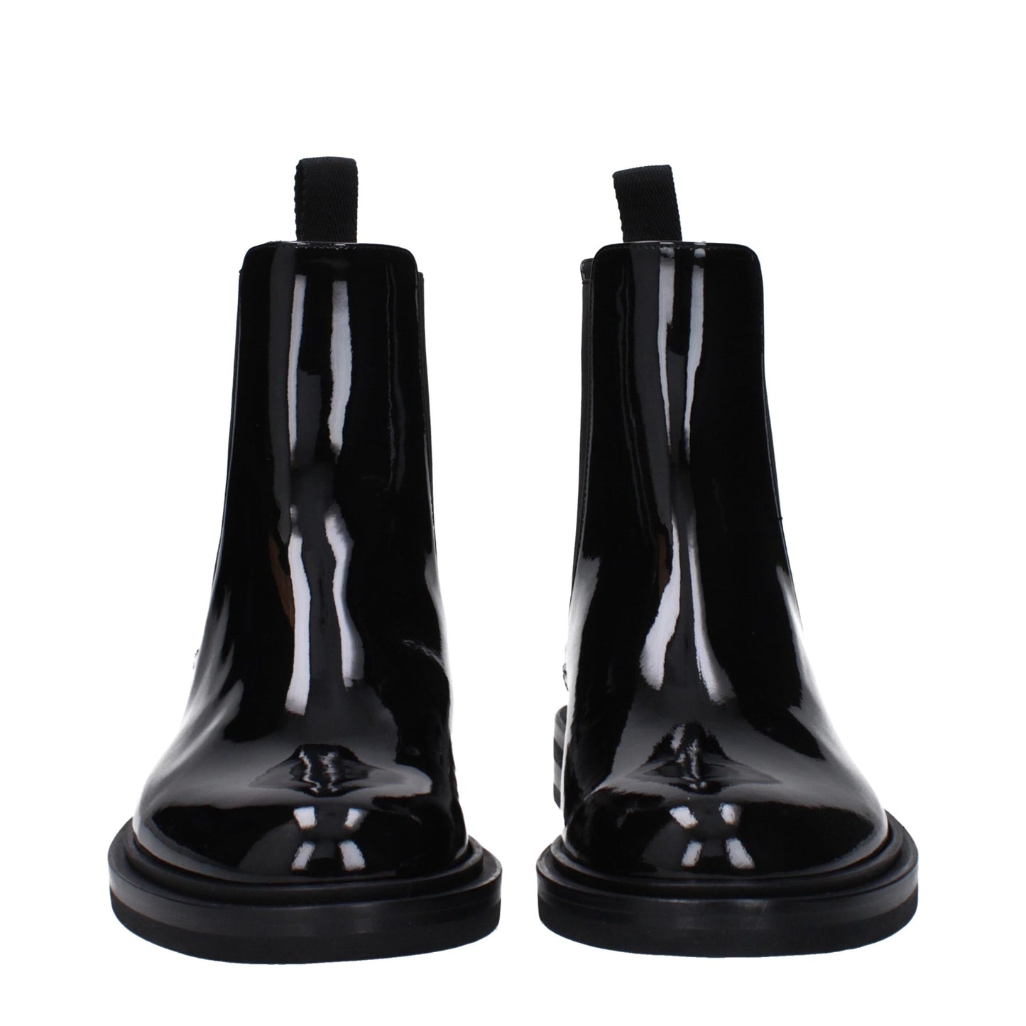 Dolce & Gabbana Black Leather Ankle Boots Dolce & Gabbana