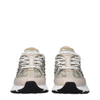 Versace Green Fabric Low Top Sneakers Versace