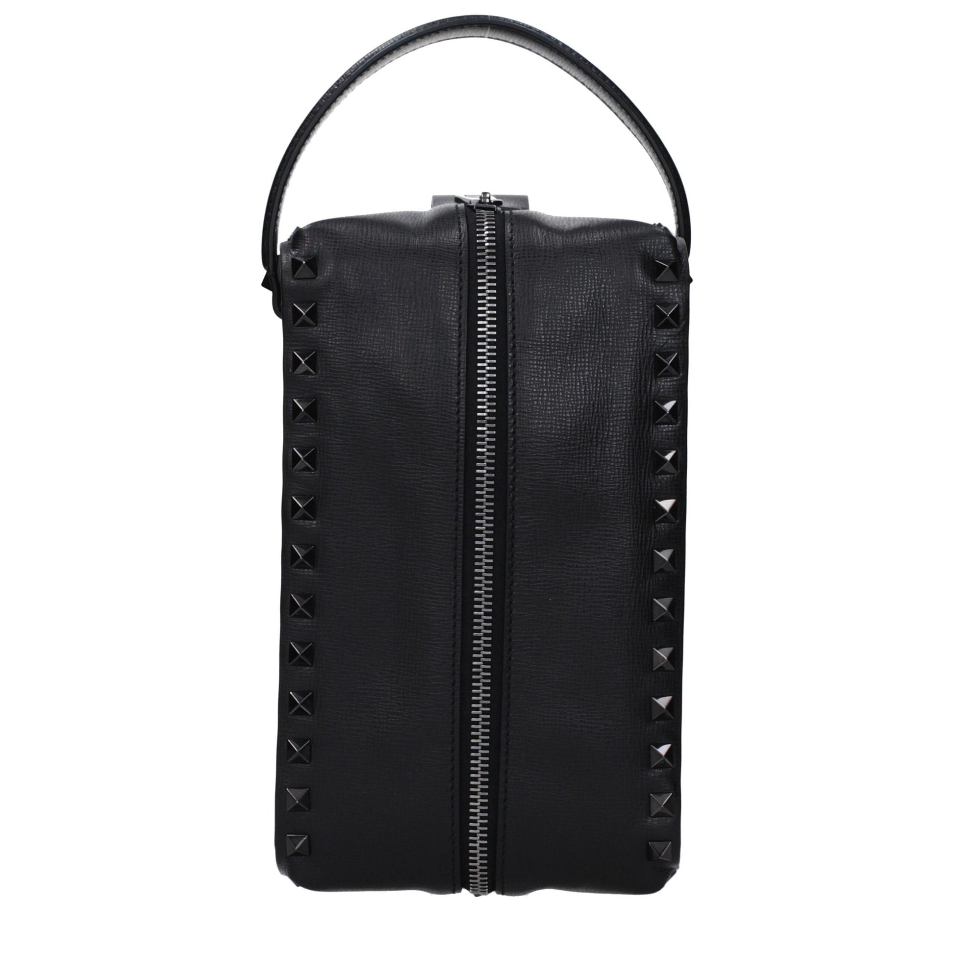 Valentino Garavani Black Leather Clutch Bag Valentino Garavani