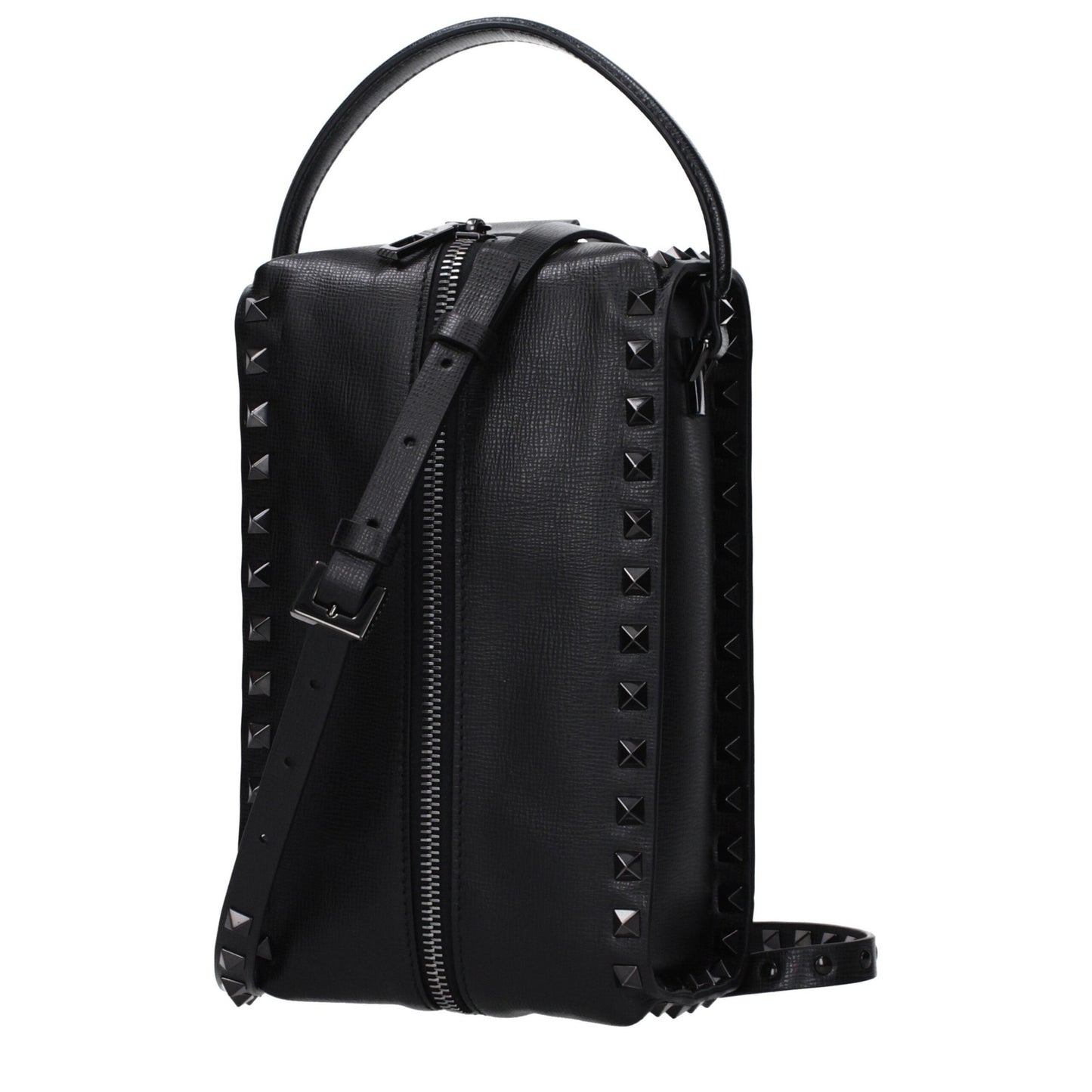Valentino Garavani Black Leather Clutch Bag Valentino Garavani