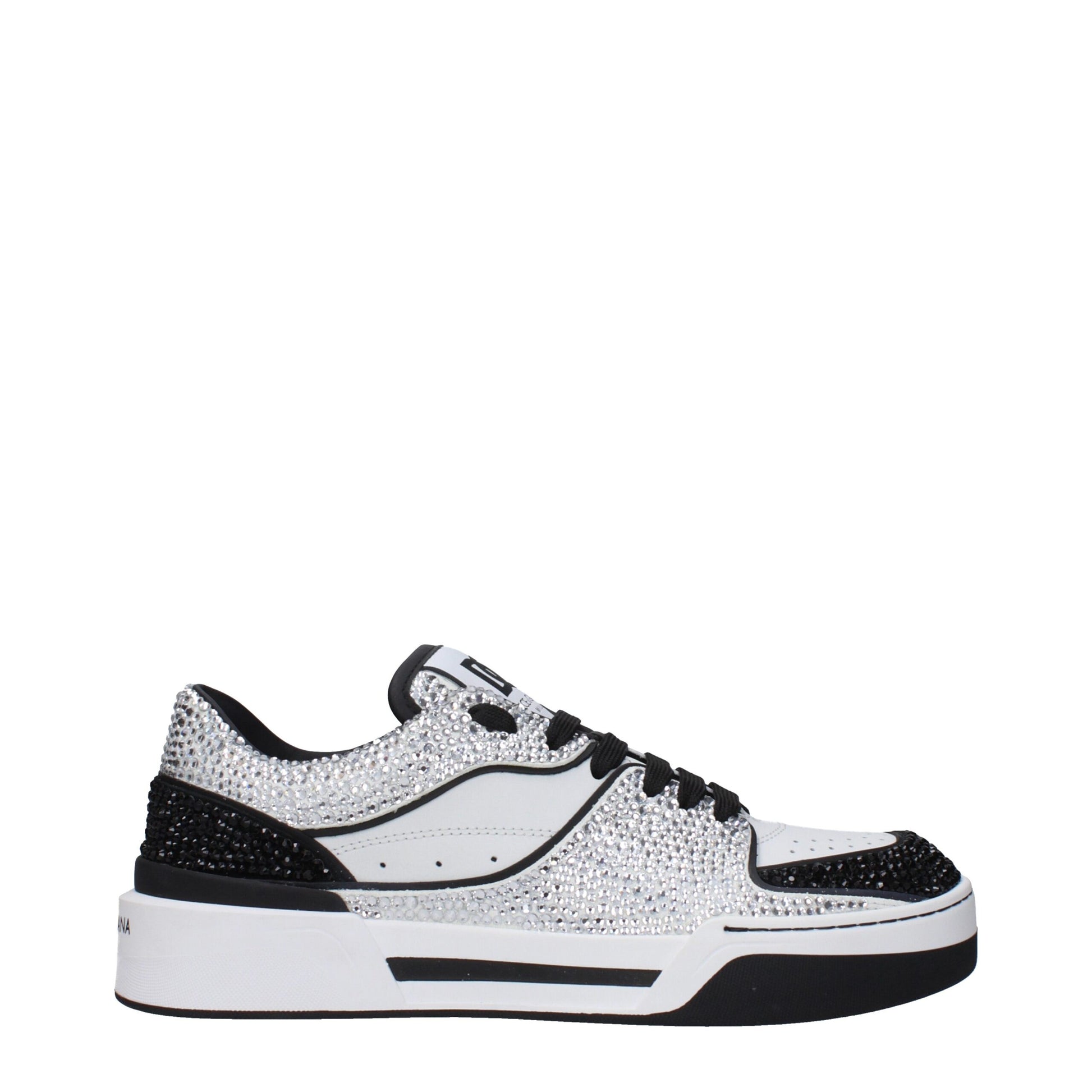 Dolce & Gabbana White Leather Low Top Sneakers Dolce & Gabbana