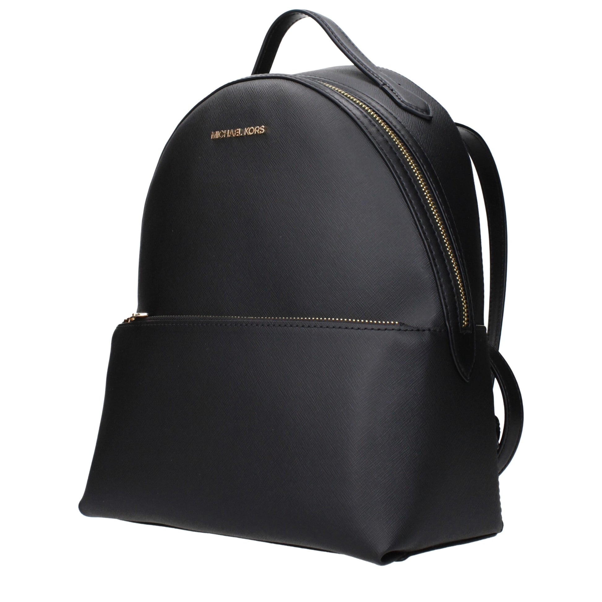 Michael Kors Black Leather Backpack Michael Kors