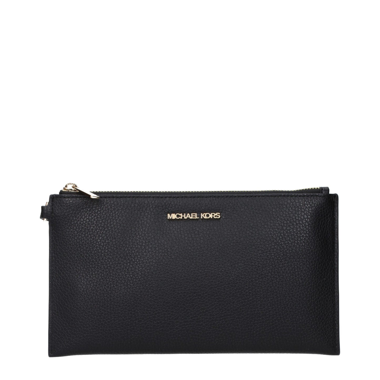 Michael Kors Black Leather Clutch Bag Michael Kors
