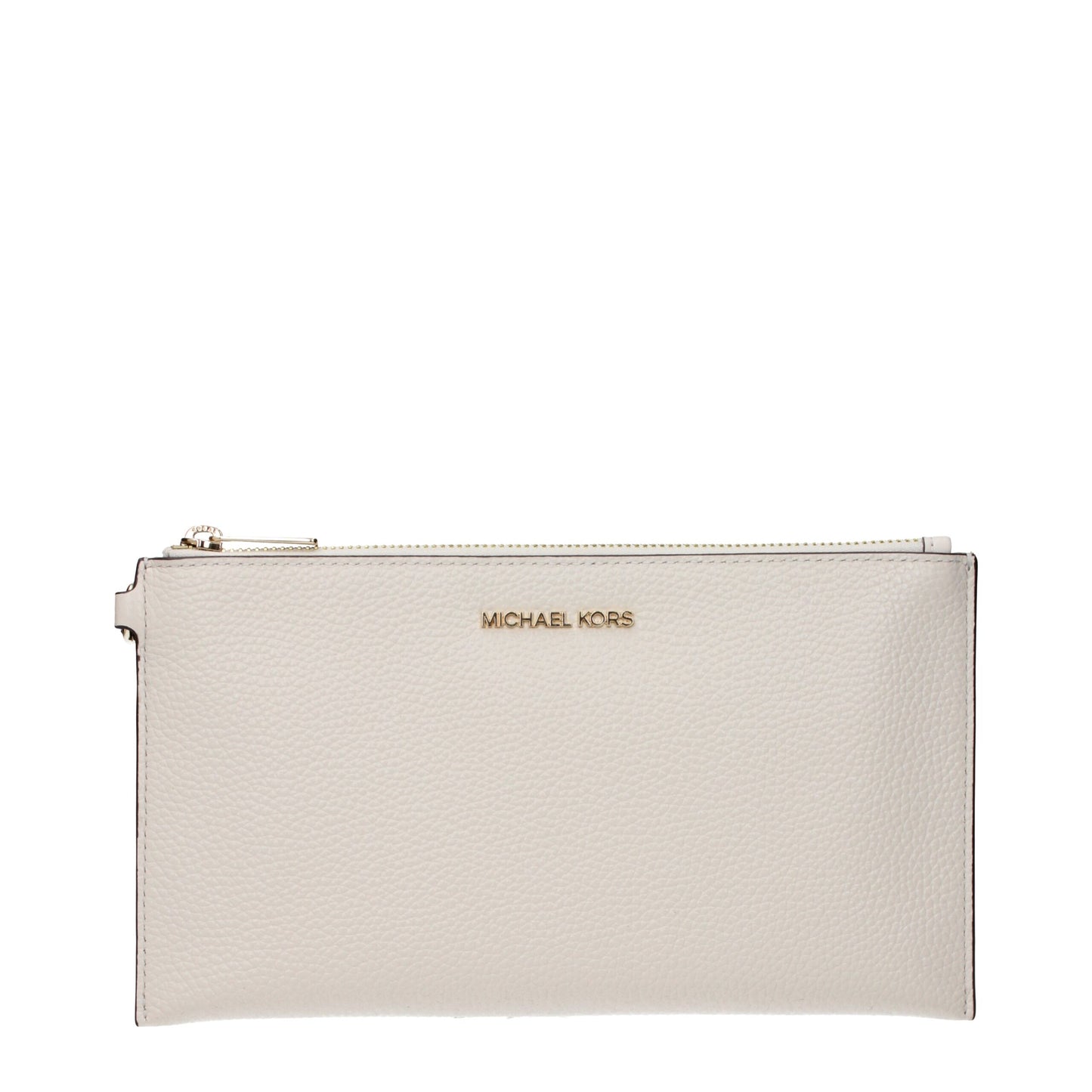 Michael Kors Beige Leather Clutch Bag Michael Kors