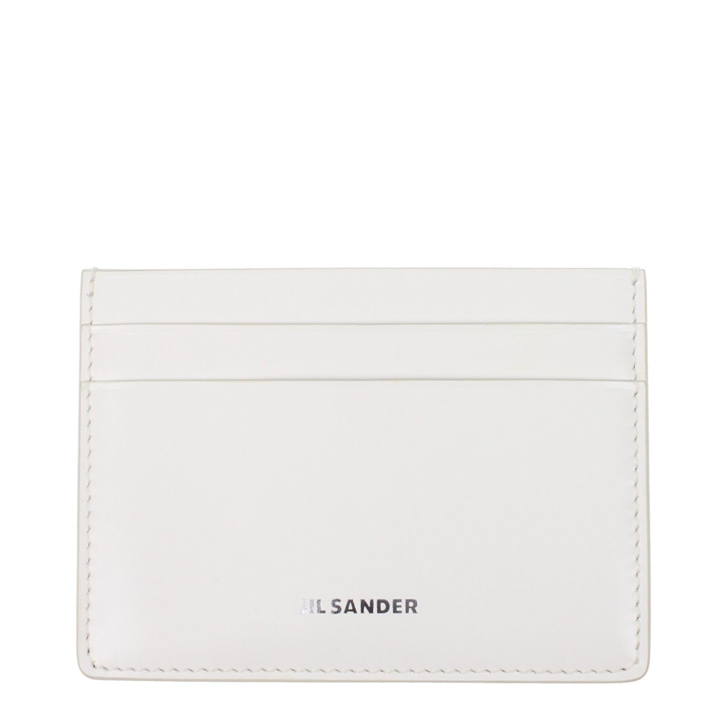 Jil Sander White Leather Cardholder Jil Sander