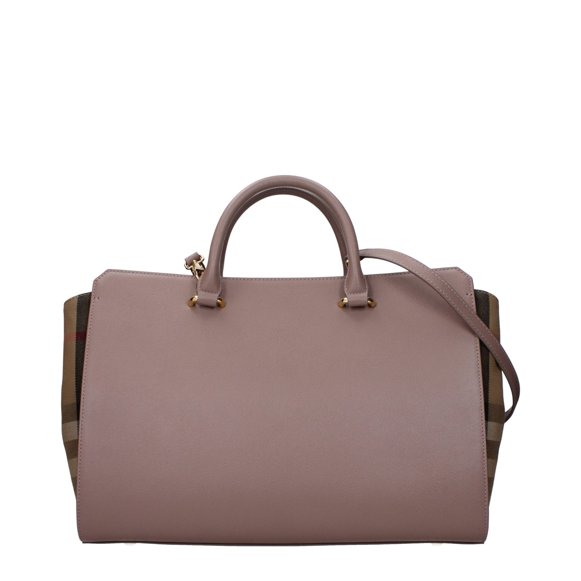 Burberry Gray Leather Handbag Burberry