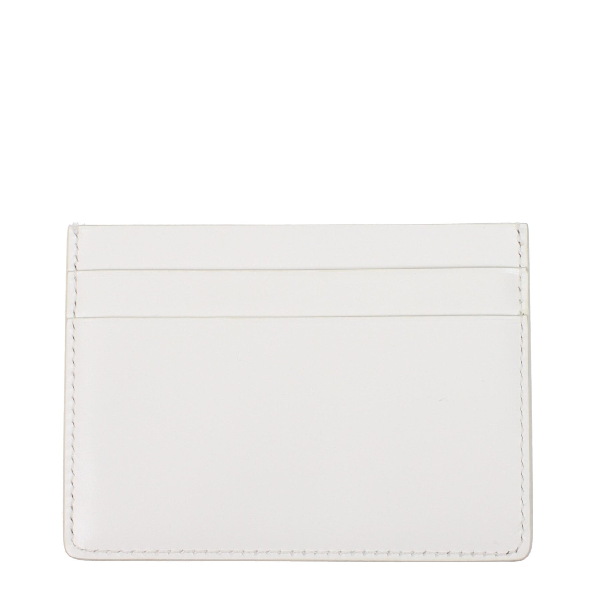 Jil Sander White Leather Cardholder Jil Sander