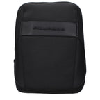 Piquadro Black Fabric Crossbody Bag Piquadro