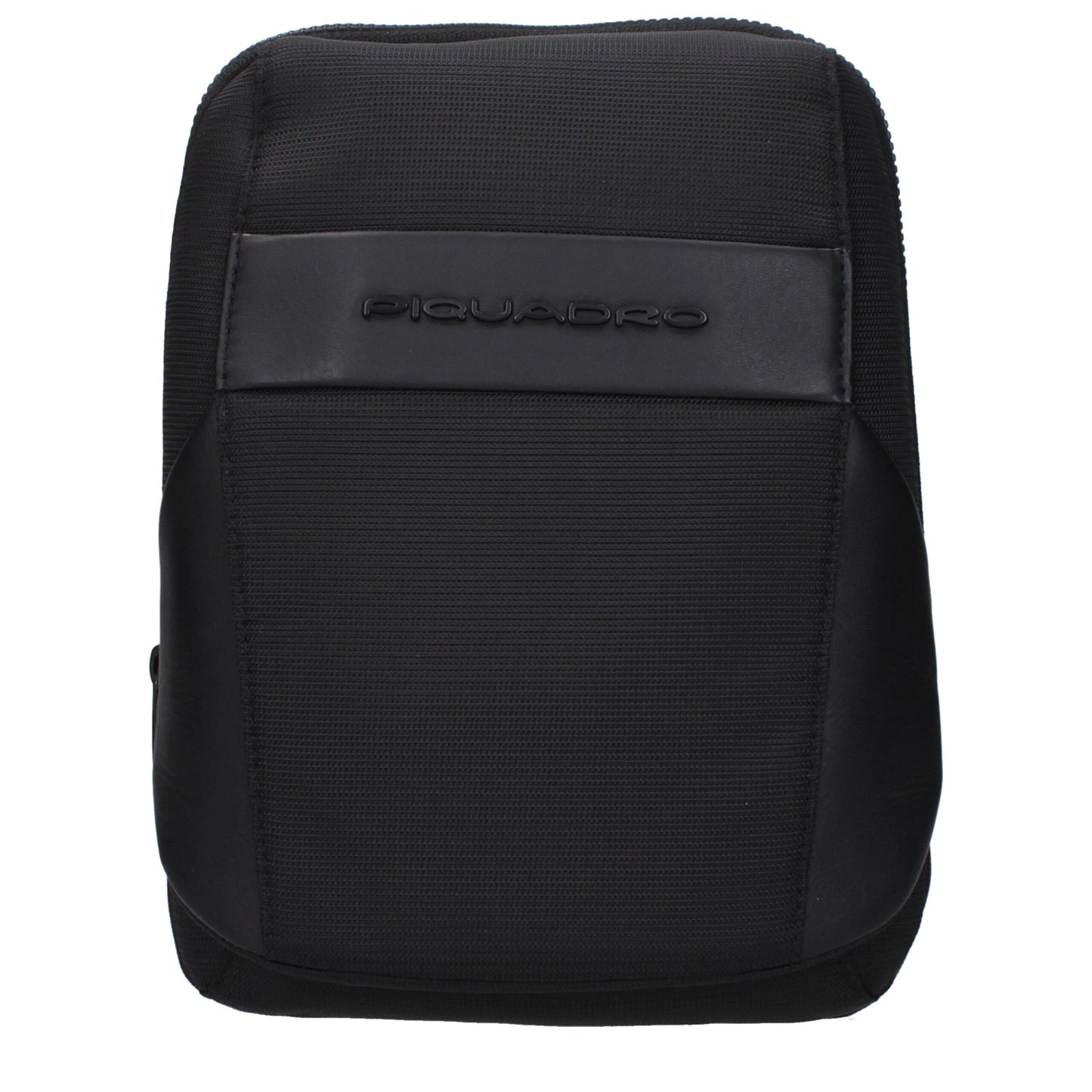 Piquadro Black Fabric Crossbody Bag Piquadro
