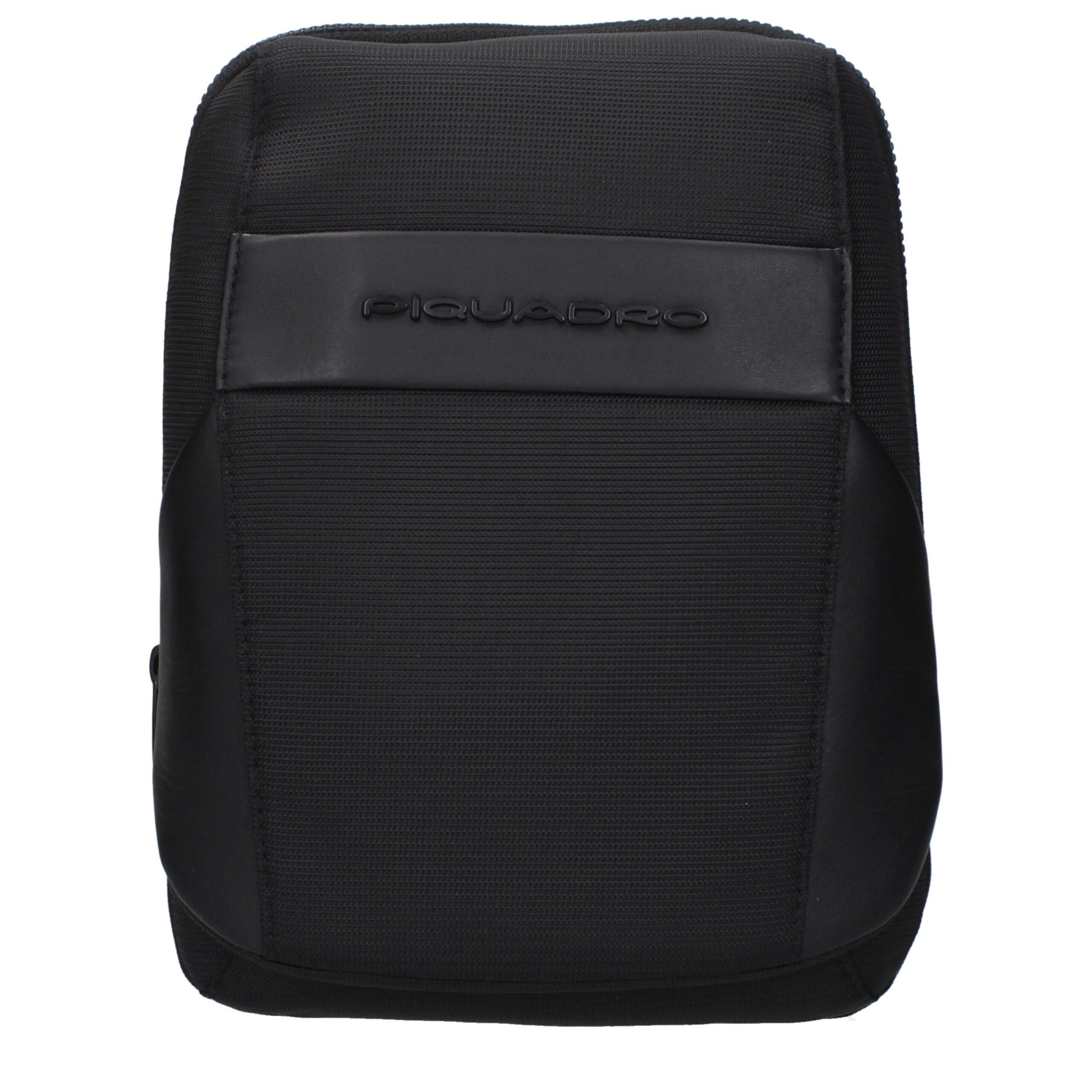Piquadro Black Fabric Crossbody Bag Piquadro