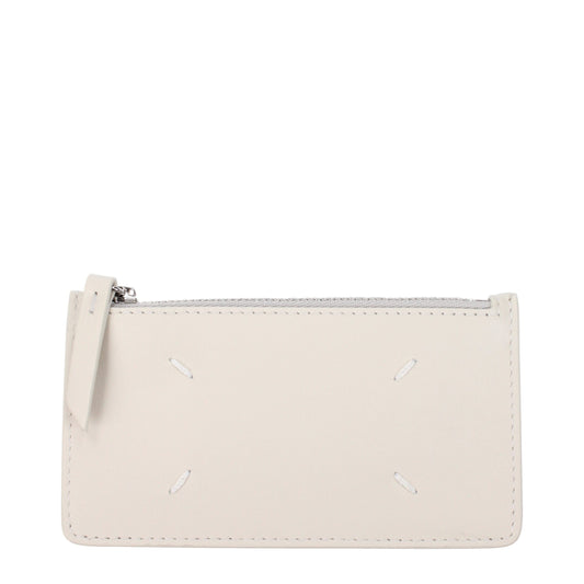 Maison Margiela Beige Leather Wallet Maison Margiela