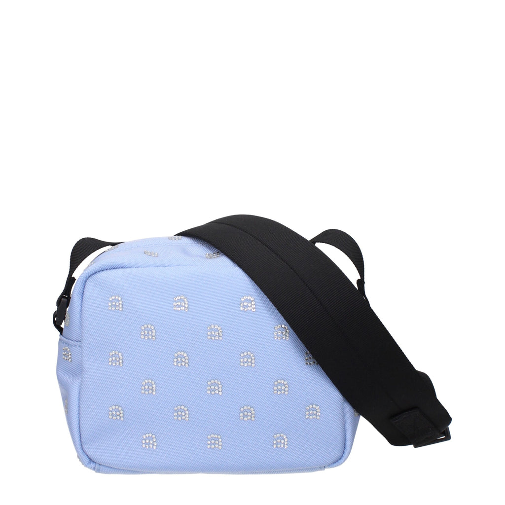 Alexander Wang Light Blue Fabric Crossbody Bag Alexander Wang