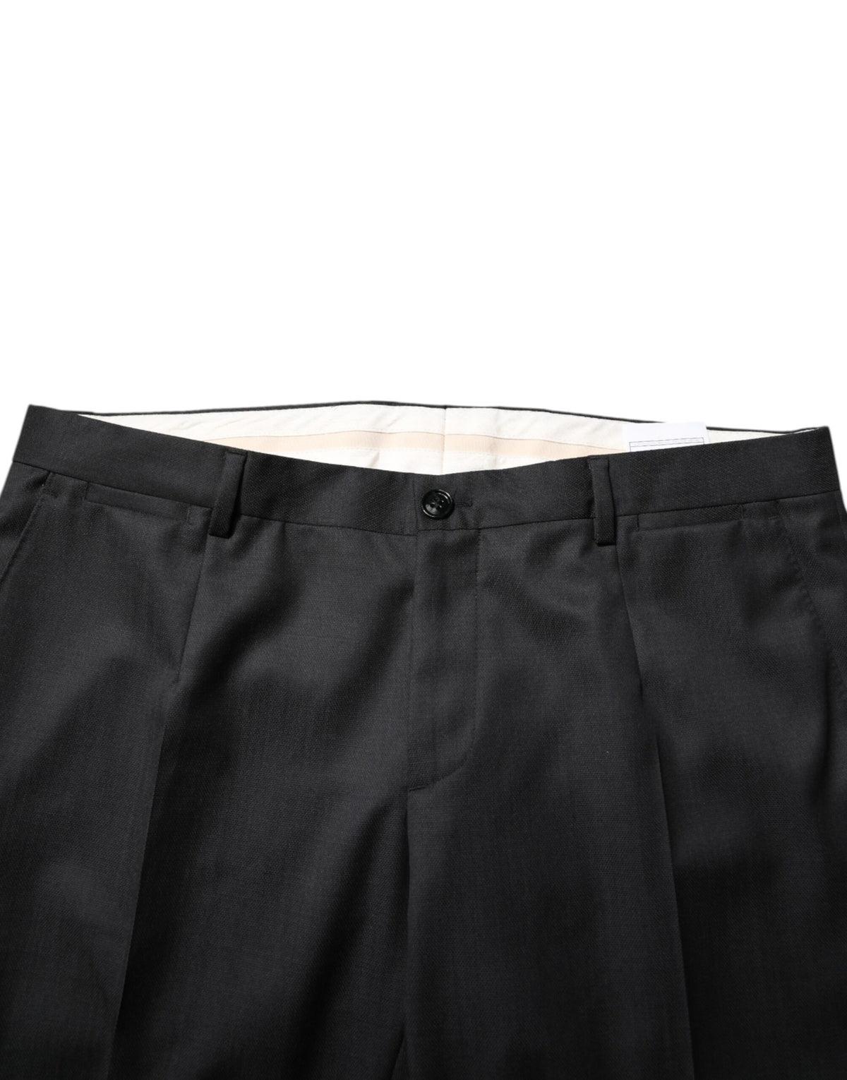Dolce & Gabbana Dark Gray Wool Single Breasted 2 Piece Suit Dolce & Gabbana