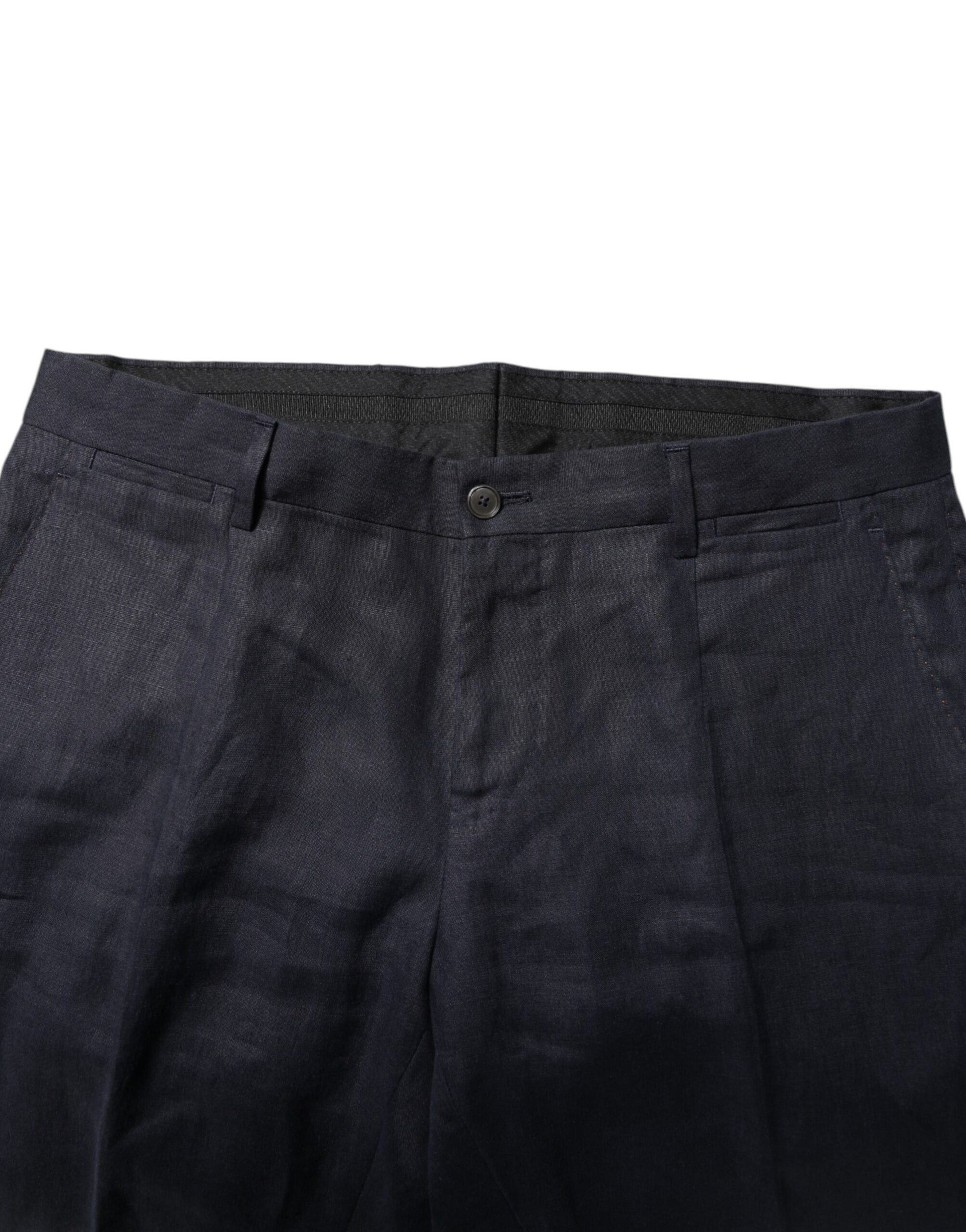 Dolce & Gabbana Dark Blue Double Breasted 2 Piece Suit Dolce & Gabbana