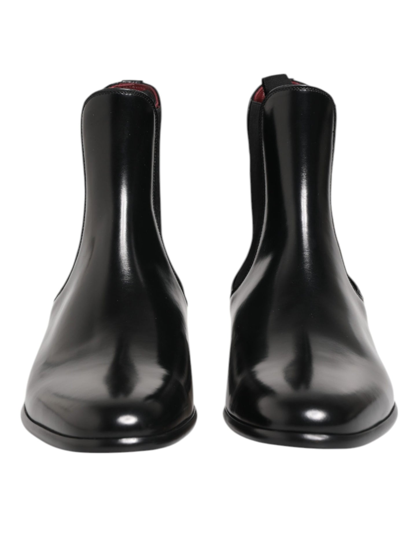 Dolce & Gabbana Black Chelsea Slip On Mid Calf Boots Shoes Dolce & Gabbana