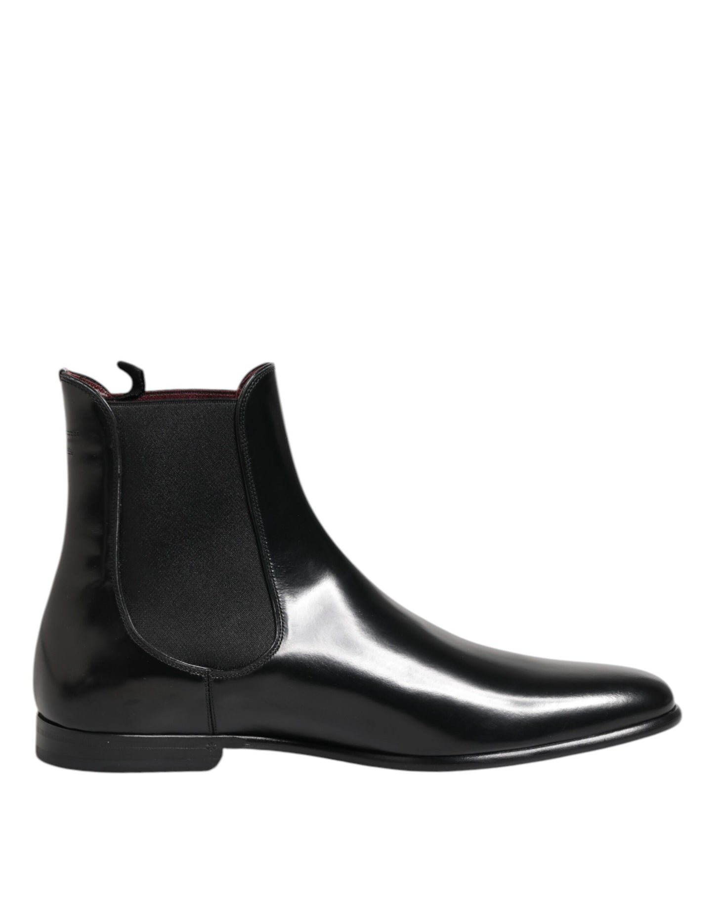 Dolce & Gabbana Black Chelsea Slip On Mid Calf Boots Shoes Dolce & Gabbana