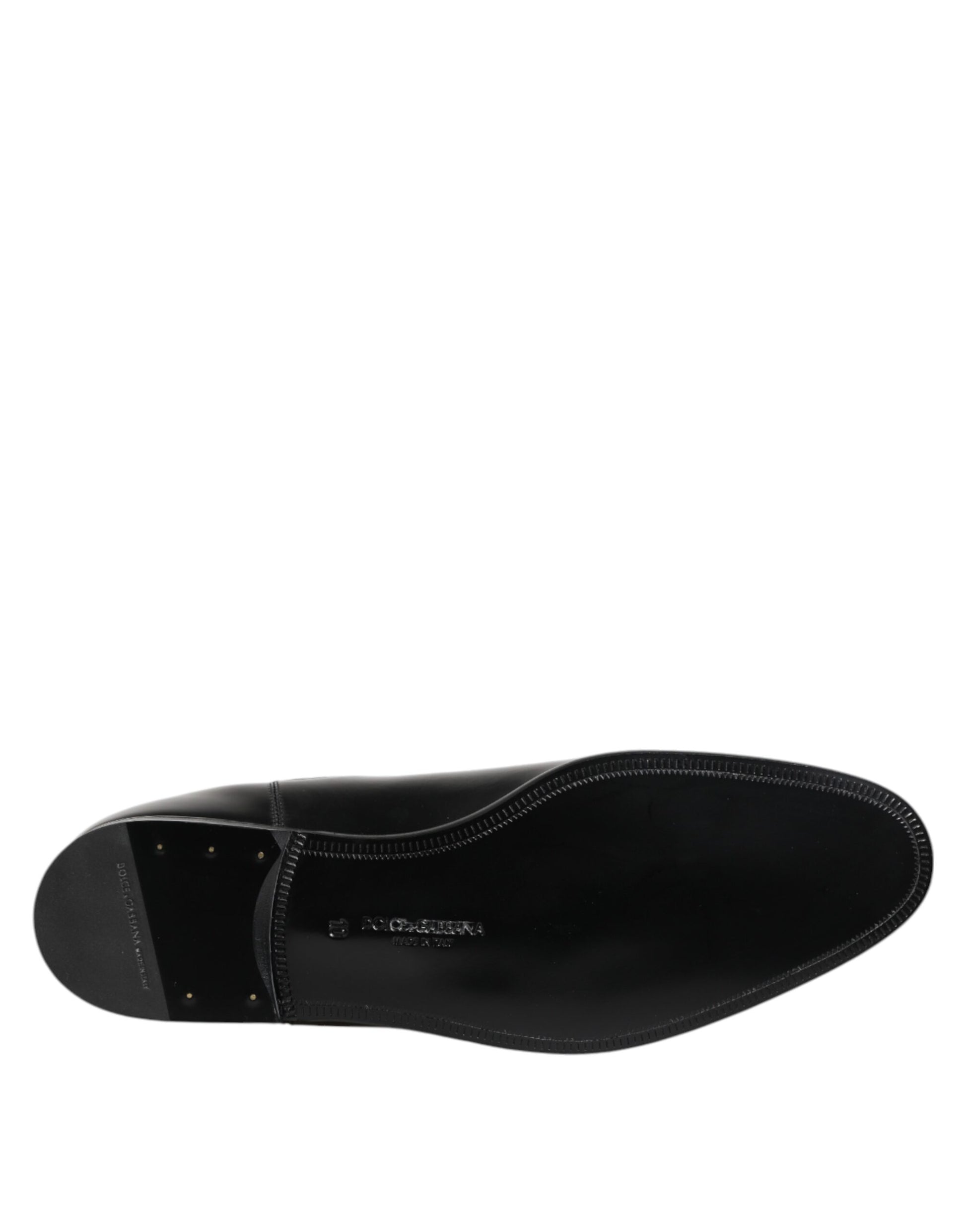 Dolce & Gabbana Black Chelsea Slip On Mid Calf Boots Shoes Dolce & Gabbana