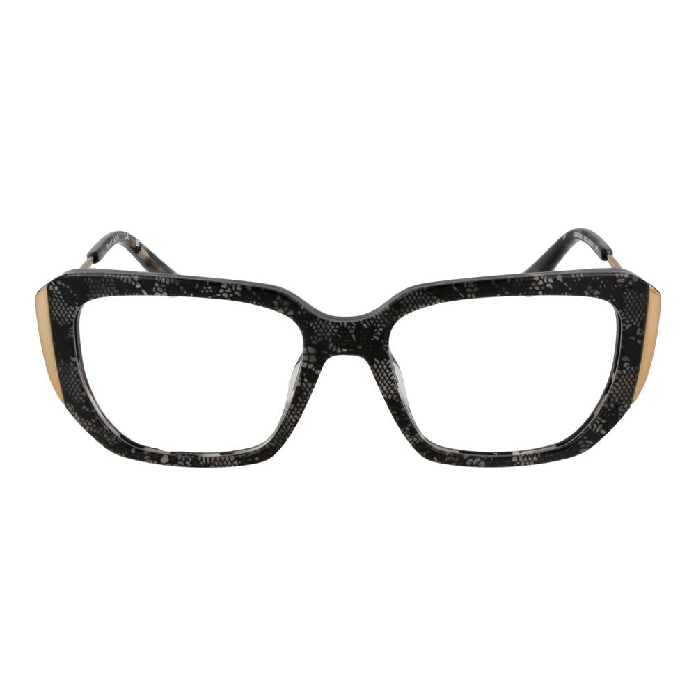 Gray acetate glasses frames from Marciano by Guess with a classic rectangular shape and sleek design.