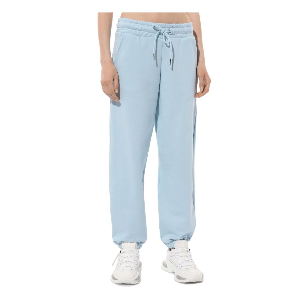 Comme Des Fuckdown Blue Cotton Women Sweatpant