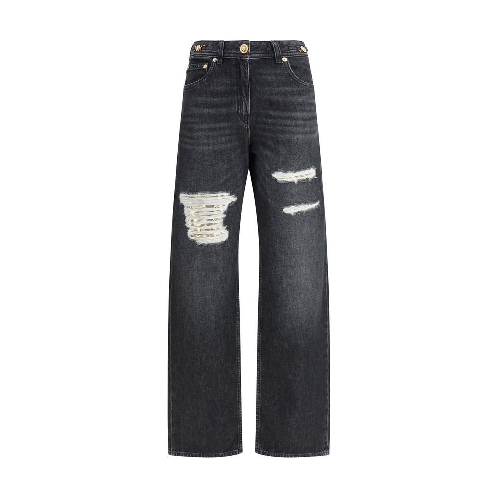 Versace Cut-Out detail Jeans Versace