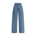 Rohe Blue Cotton Relaxed Fit Jeans Rohe