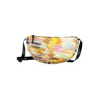 Desigual Giallo polyester shoulder bag for women with colorful abstract design and adjustable strap.