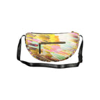 Desigual Giallo polyester shoulder bag for women with adjustable strap and vibrant yellow color.