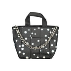 Desigual Nero Poliuretano shoulder bag for women with sleek black design and adjustable strap, made from durable polyurethane material.