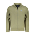 North Sails Verde cotton men's sweatshirt displayed on a hanger, featuring a classic crewneck design and North Sails branding.
