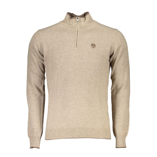 North Sails Beige Fabric Sweater North Sails