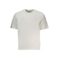 White cotton men's T-shirt by Guess Jeans with a classic fit and logo detail on the front.