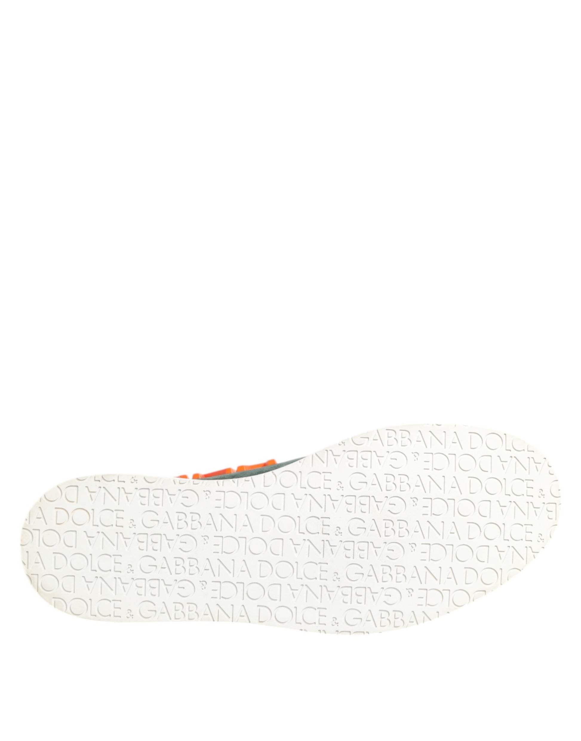 Dolce & Gabbana Green Derby Logo Casual Men Sneakers Shoes Dolce & Gabbana