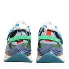 Dolce & Gabbana Multicolor Leather Low Top Sneakers Shoes