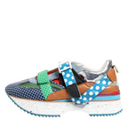 Dolce & Gabbana Multicolor Leather Low Top Sneakers Shoes