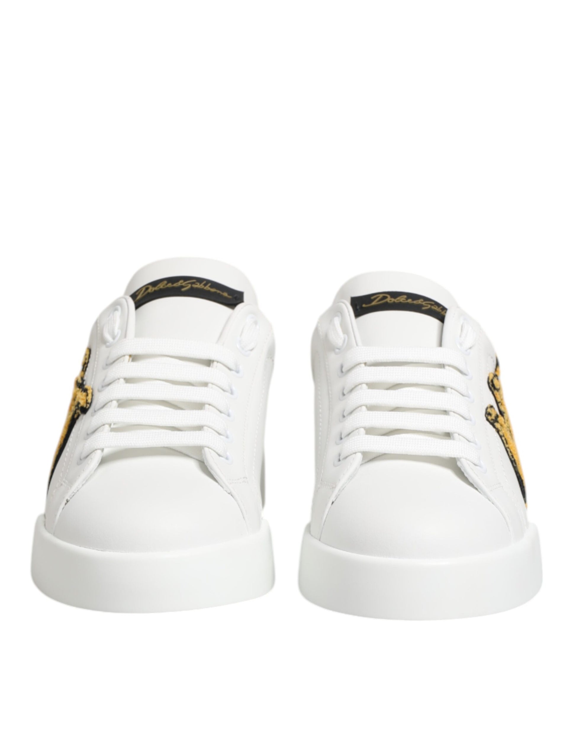 Dolce & Gabbana White Crown Patch Portofino Men Sneakers Shoes Dolce & Gabbana