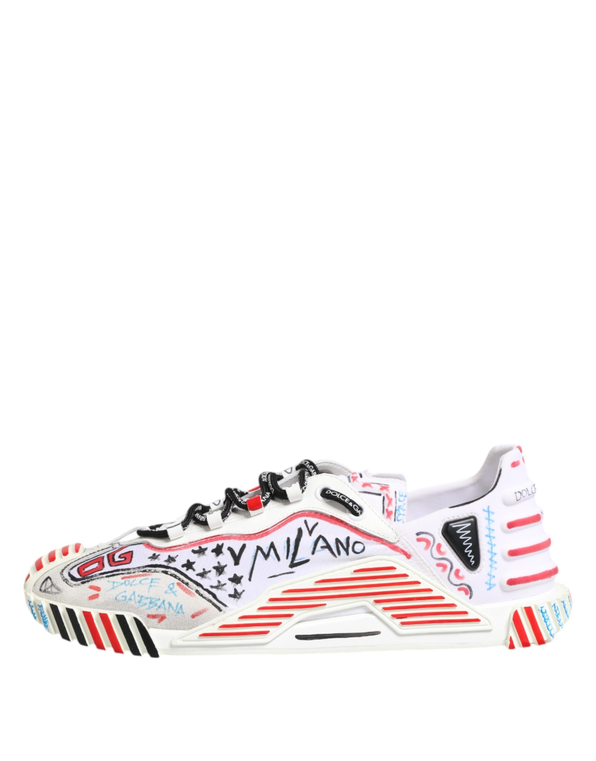 Dolce & Gabbana Multicolor Low Top NS1 Men Sneakers Shoes Dolce & Gabbana