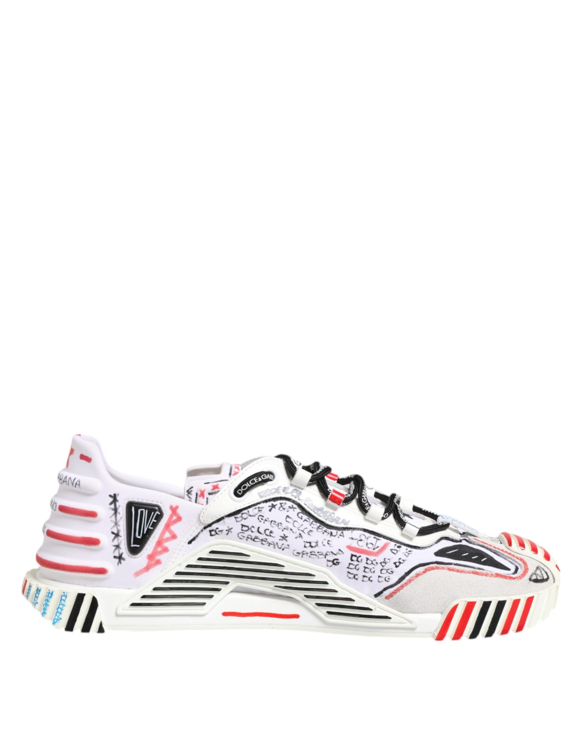 Dolce & Gabbana Multicolor Low Top NS1 Men Sneakers Shoes Dolce & Gabbana