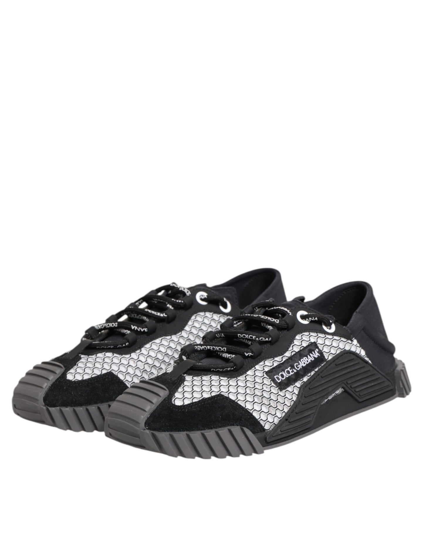 Dolce & Gabbana Multicolor Lace Up Low Top NS1 Sneakers Shoes Dolce & Gabbana