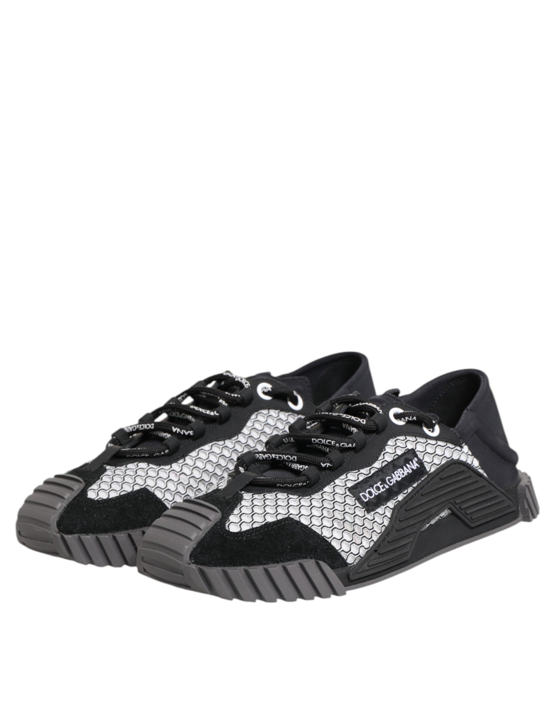 Dolce & Gabbana Multicolor Lace Up Low Top NS1 Sneakers Shoes Dolce & Gabbana